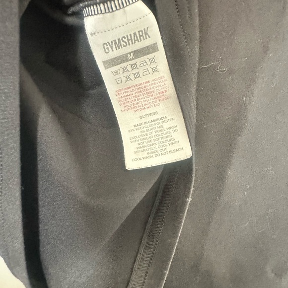 Gymshark Charcoal Short Sleeve Tee- Whitney Simons Collection - Picture 4 of 4